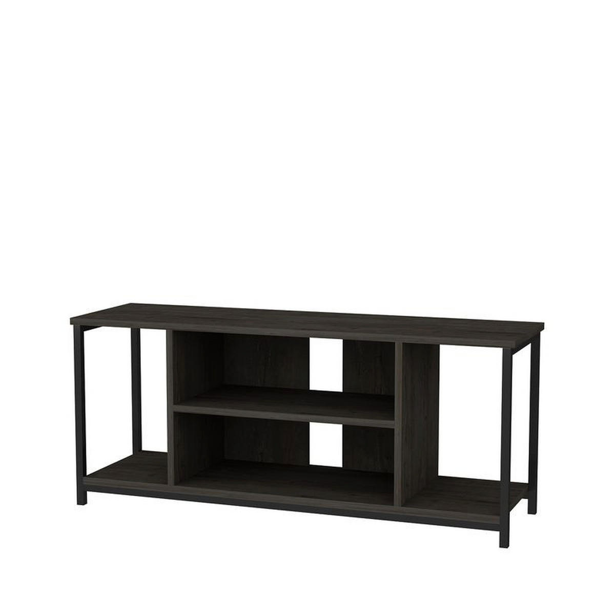 TV-ELEMENT Rinaldo Schwarz-Wenge - Wengefarben, Holzwerkstoff (120/51/35cm) - Decorotika