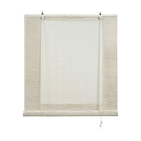 BAMBUSROLLO Weiß, 150 cm x 175 cm - Weiß, Kunststoff (150/175cm) - STORESDECO