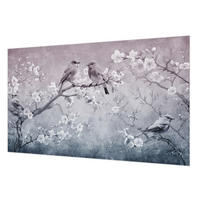 FOTOTAPETE 416x254 cm - Subtile Natur - Grau, Textil (416/254cm) - Wallfluent