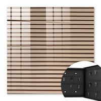 SCHLÜSSELBOX Schwarz 30x30 cm- Türöffnung nach rechts - Warme Linien - Beige, Metall (30/30/5cm) - TULUP