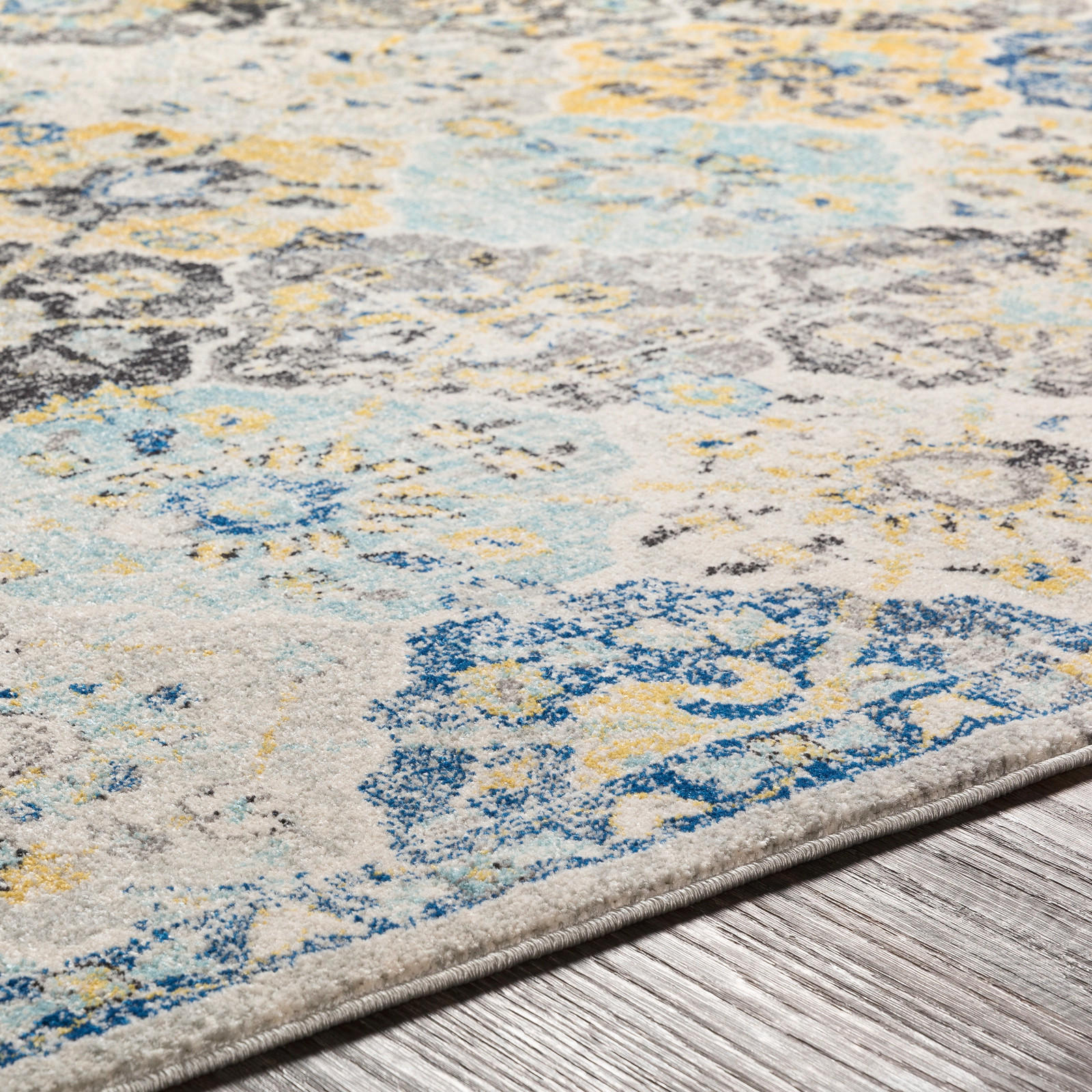 VINTAGE-TEPPICH 160/220 cm Mehrfarbig - Blau/Multicolor, Naturmaterialien/Textil (160/220cm) - LIVABLISS