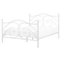 METALLBETT 160/200cm Weiß Dinard - Weiß, Metall (160/200cm) - Beliani
