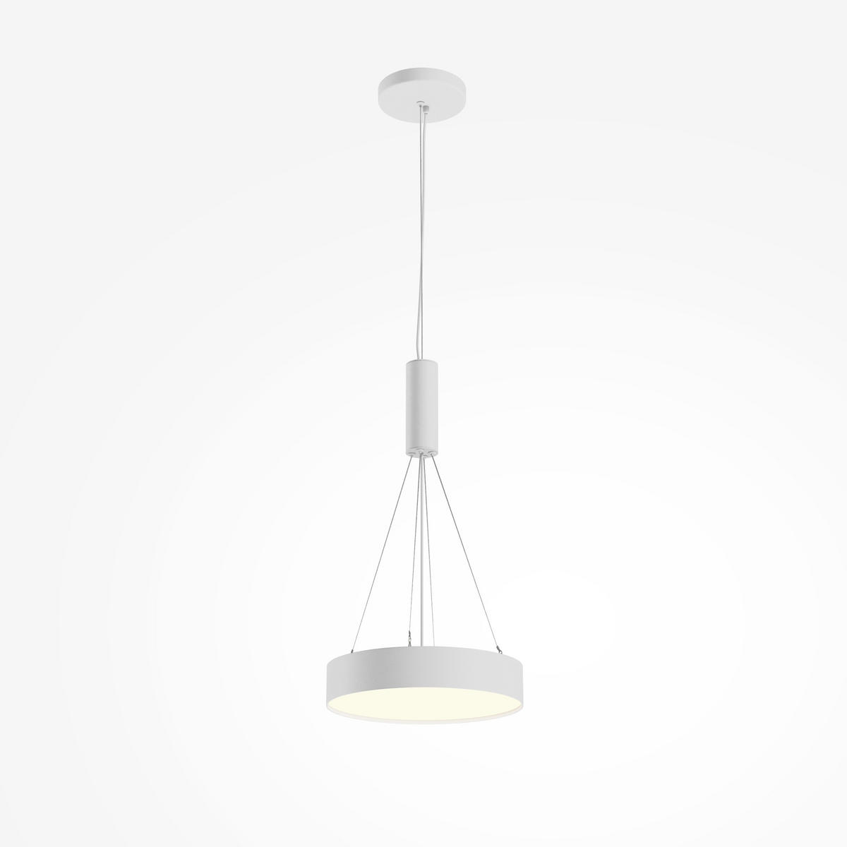DECKENLEUCHTE Zon - Weiß - 30/30/6 cm - Weiß, Kunststoff (30/30/6cm) - Maytoni