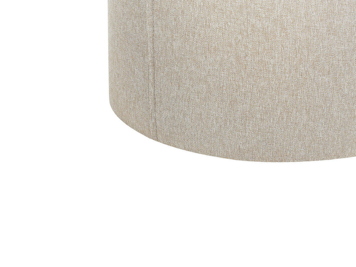 POUF Beige Sedona - Beige, Textil (40/43/40cm) - Beliani