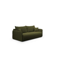 SCHLAFSOFA Calgary - Grün, Holzwerkstoff/Textil (216/86/105cm) - Fun Möbel
