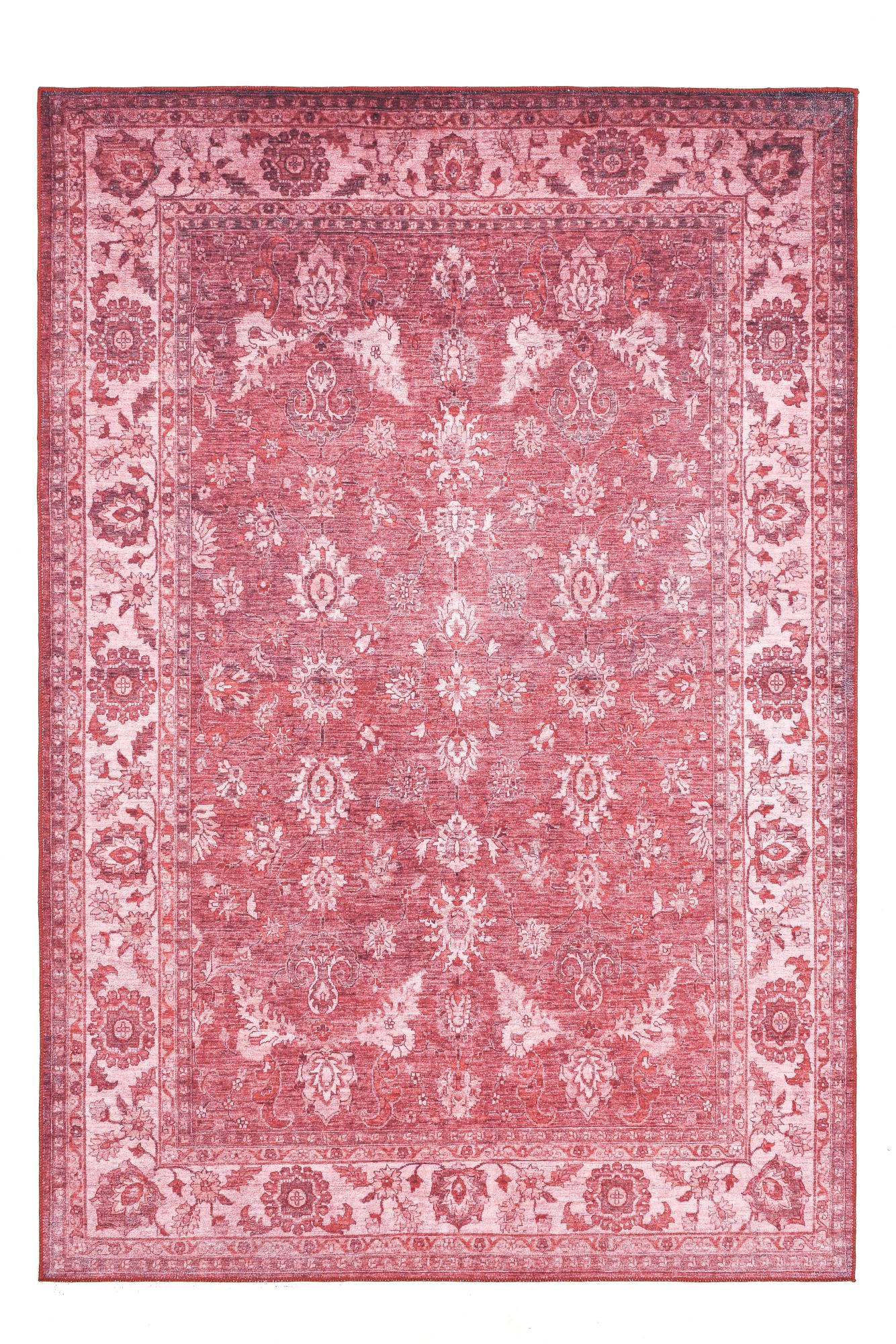 VINTAGE-TEPPICH Adara 70x140 cm - Rot, Textil (70/140cm) - Gino Falcone