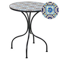 MASĂ BISTRO 60/60 cm metal neagră Aggius - negru, metal (60/60/74cm) - Beliani