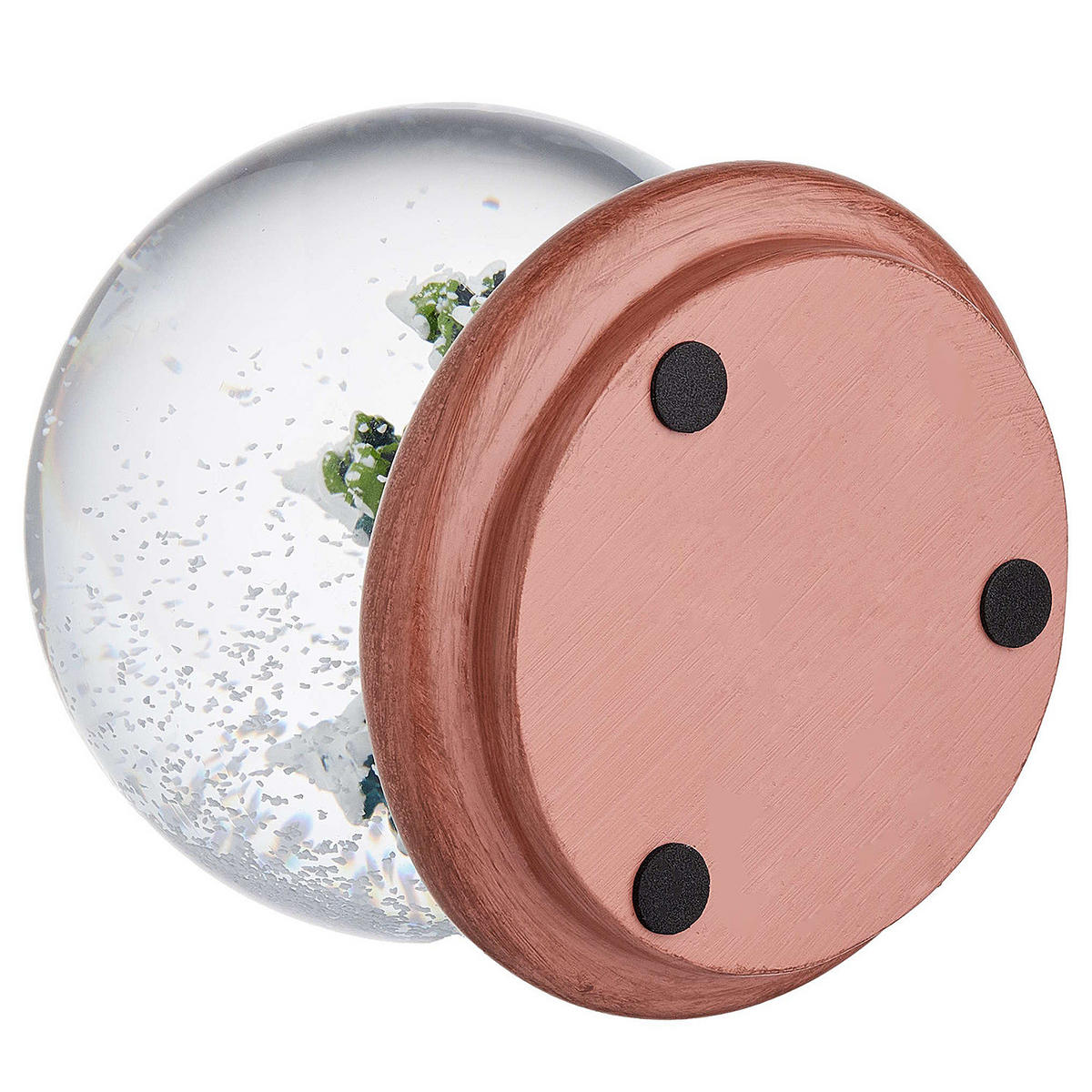 SCHNEEGUGEL Forest - Dunkelbraun, Glas/Kunststoff (10/12/10cm) - Butlers