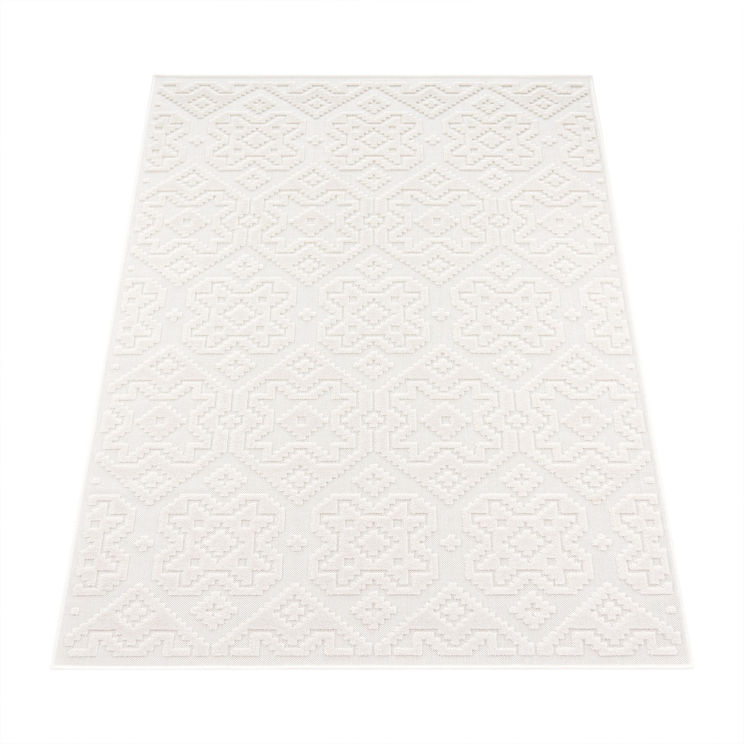 OUTDOORTEPPICH 60/100 cm Stilo 865 - Creme, Textil (60/100cm) - Paco Home