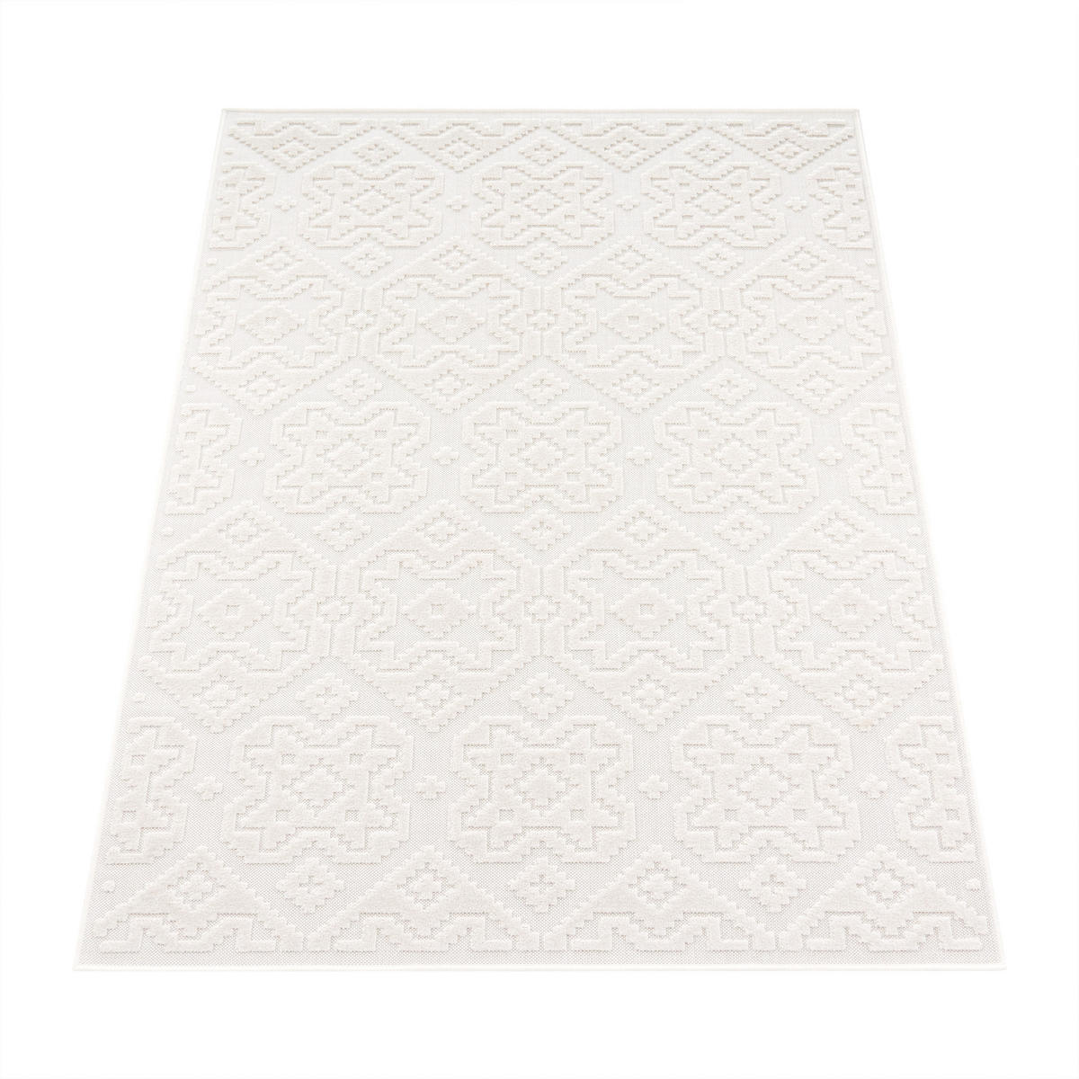 OUTDOORTEPPICH 60/100 cm Stilo 865 - Creme, Textil (60/100cm) - Paco Home