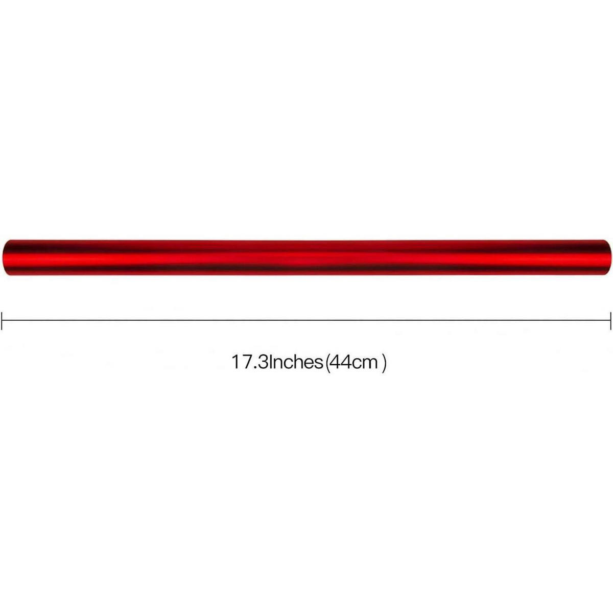 GESCHENKPAPIER Rot 44 cm x 10 m - Rot, Papier (4/44/4cm)