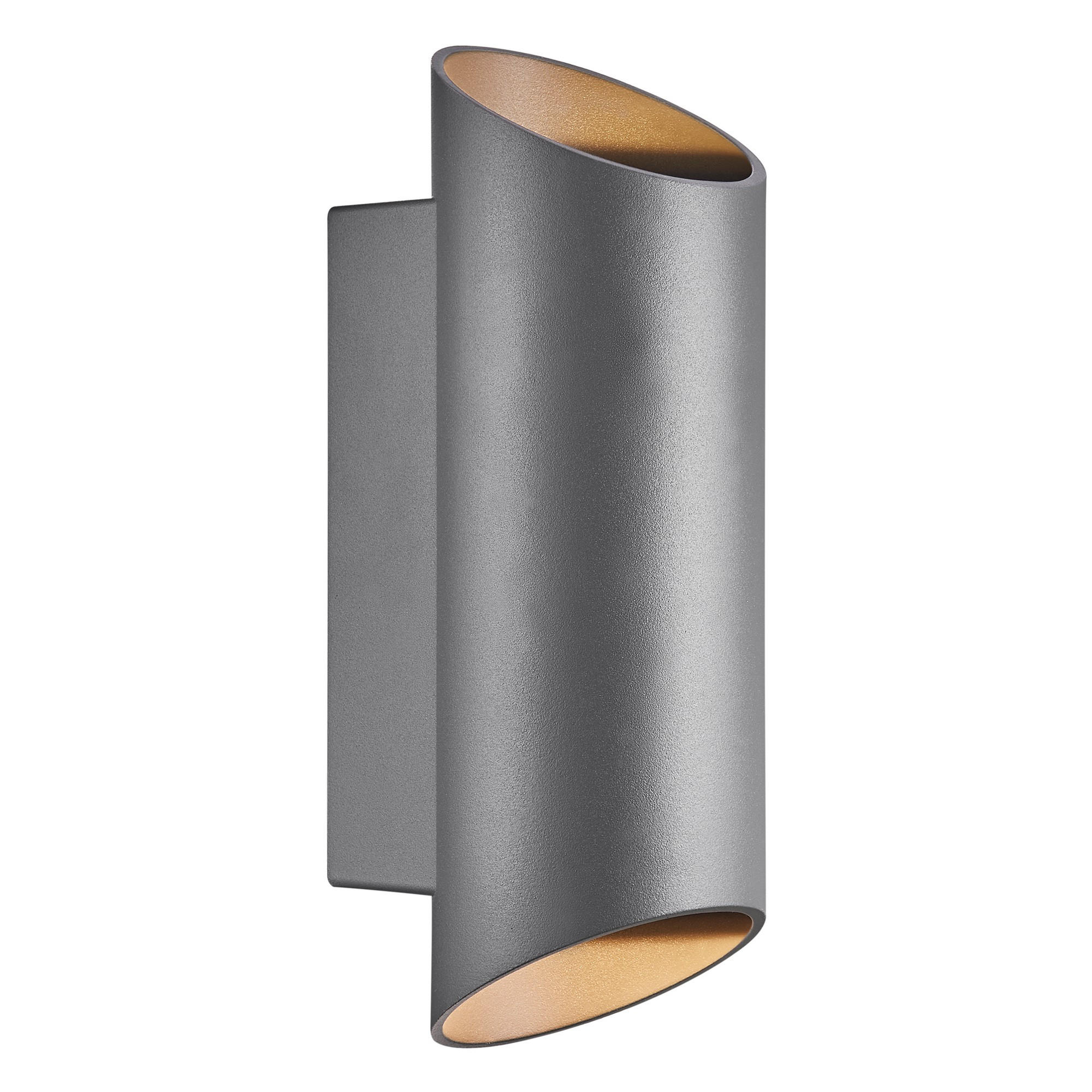 WANDLEUCHTE Nico - Schwarz - 7.7/23.5 cm - Schwarz, Kunststoff (7.7/23.5/23.5cm) - Nordlux