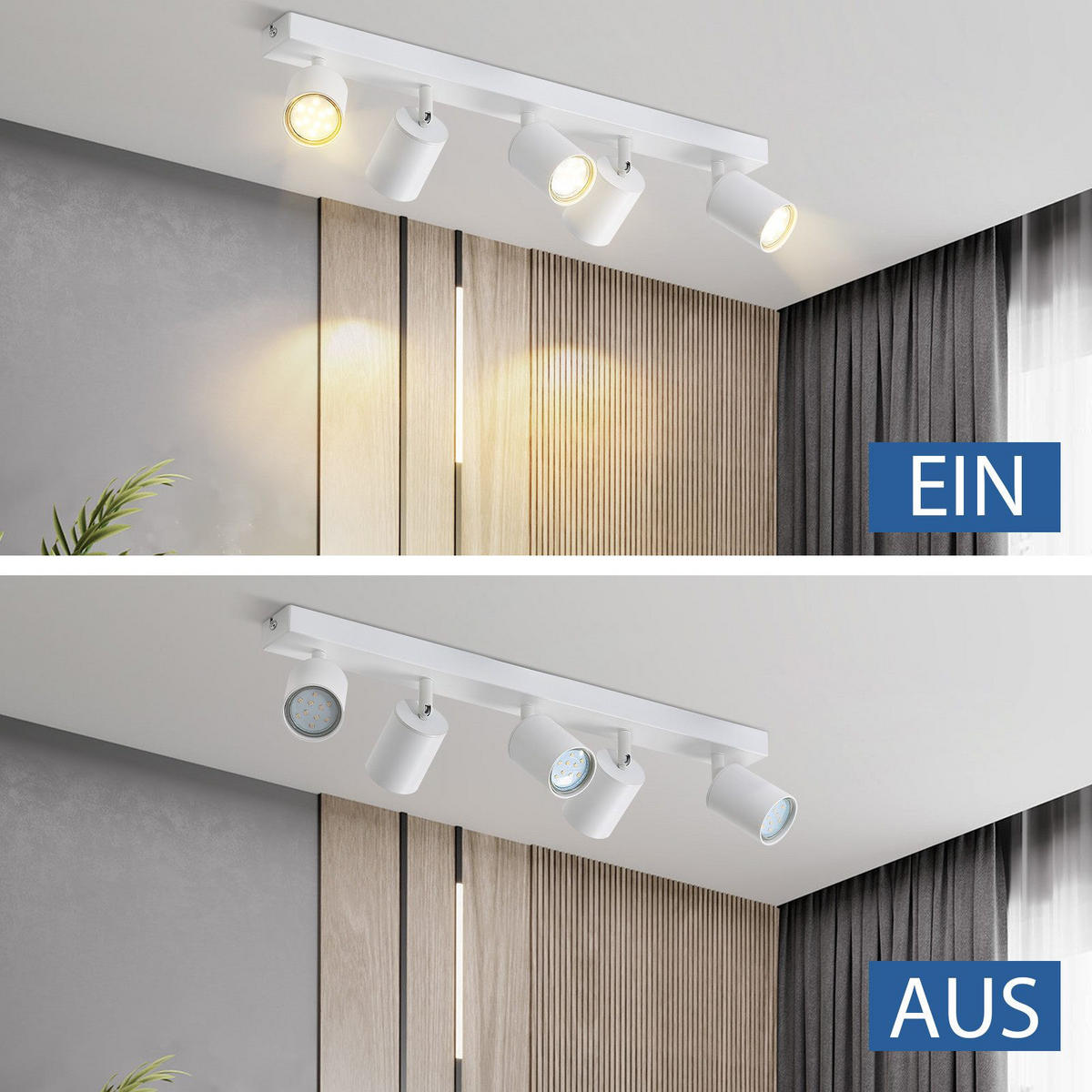 STRAHLER Roger 5-flammig 55/3/14 cm - Schwarz, Metall (55/3/14cm) - Nettlife
