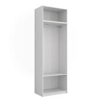 ŠATNÍKOVÁ SKRIŇA Elmo biely 80 x 50 cm Sada 2 ks - biela, kompozitné drevo (80/50/40cm) - Vicco