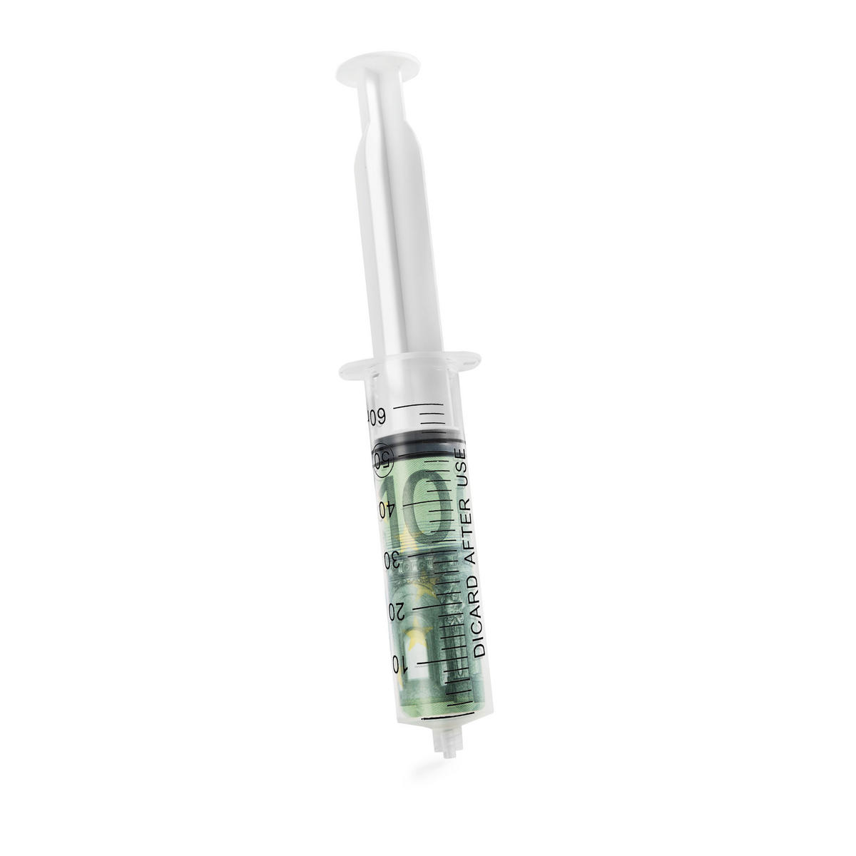 GELDGESCHENK Finanzspritze - Multicolor, Kunststoff (21.5/4.5/3.5cm) - Donkey Products