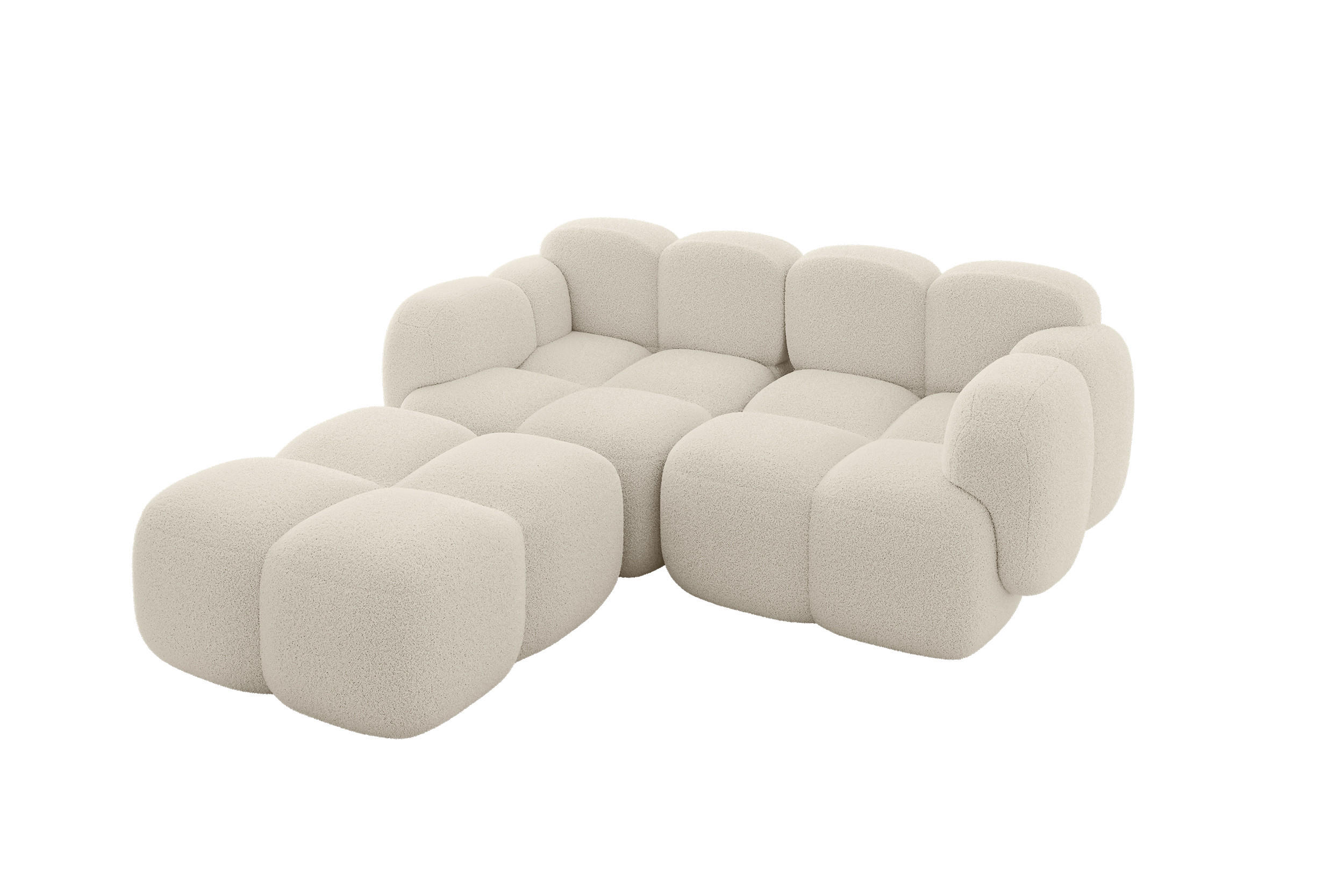 Altdecor Ecksofa Sand 214x205 cm