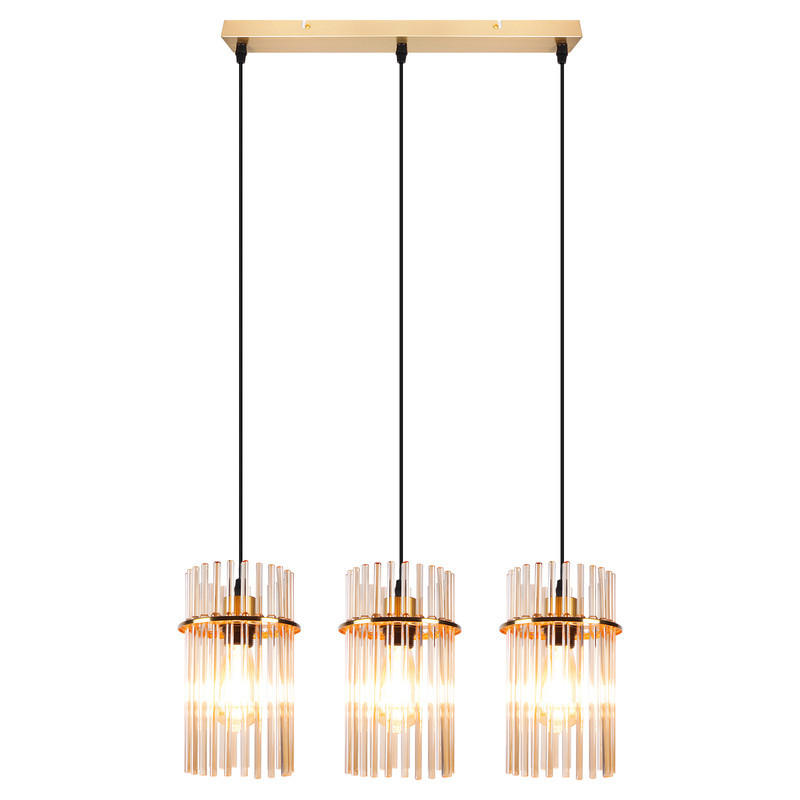 PENDELLEUCHTE BARSINGHAUSEN Ⅲ 48/5/150 cm - Goldfarben, Metall (48/5/150cm) - Nettlife