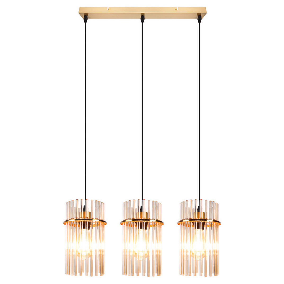 PENDELLEUCHTE BARSINGHAUSEN Ⅲ 48/5/150 cm - Goldfarben, Metall (48/5/150cm) - Nettlife