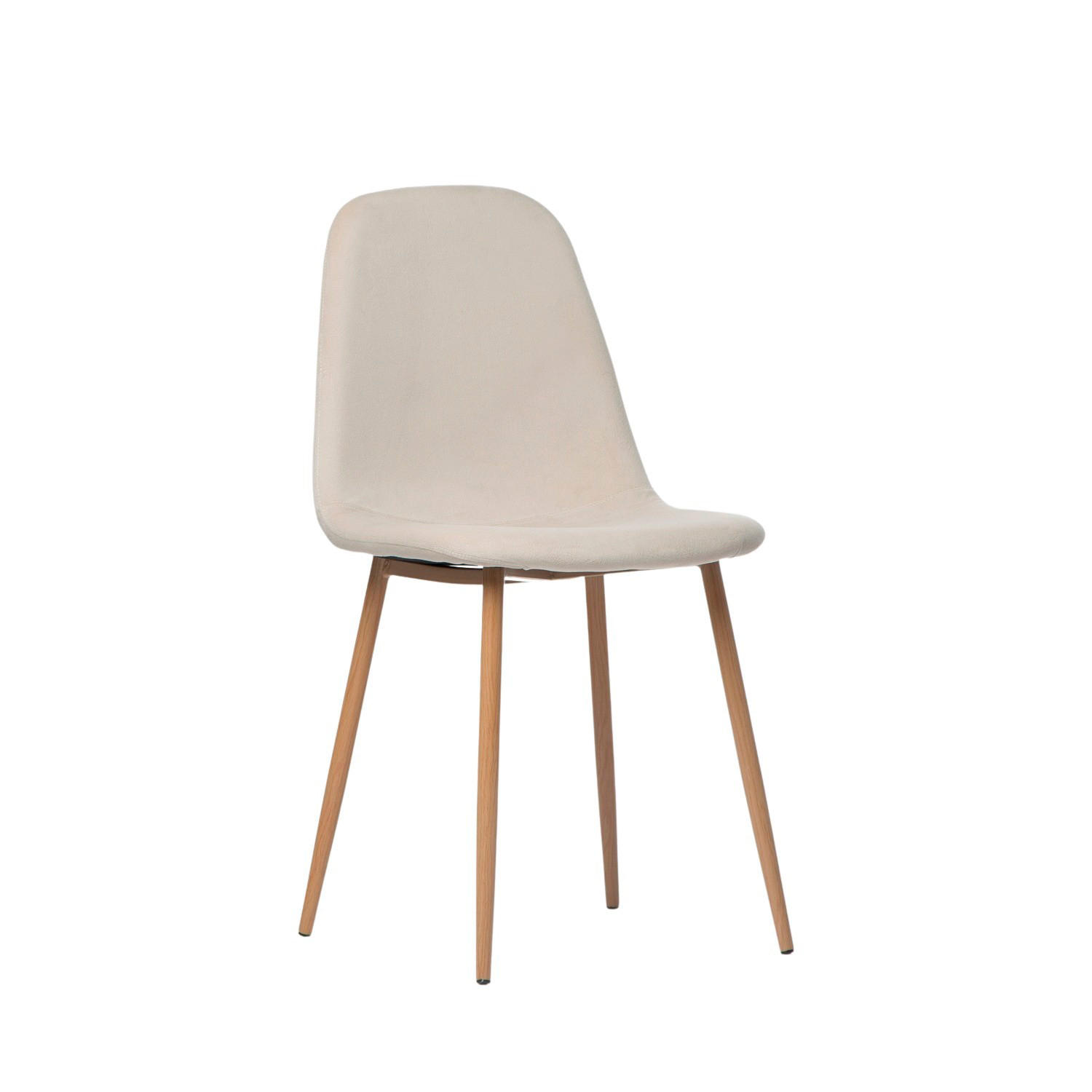 ESSZIMMERSTUHL Ellis Beige 45 cm x 86 cm - Sandfarben, Textil (45/86/52cm)