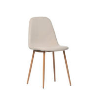 ESSZIMMERSTUHL Ellis Beige 45 cm x 86 cm - Sandfarben, Textil (45/86/52cm)