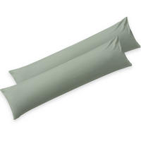 KISSENBEZUG Agneta 40/40 cm, 2er-Set, 100% Baumwolle, Grün - Grün, Textil (145/40cm) - Blumtal