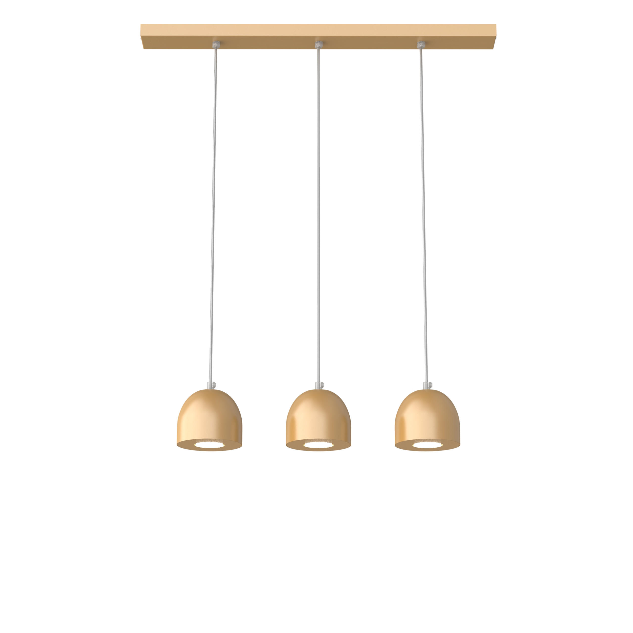 Lumicom Hängeleuchte Gold 69x120x6.5 cm