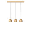 HÄNGELEUCHTE - Goldfarben, Metall (6.5/69/120cm) - Lumicom