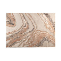 TEPPICH Solar 200x290 cm Grau/ Terra - Braun, Kunststoff (200/290cm) - Zuiver