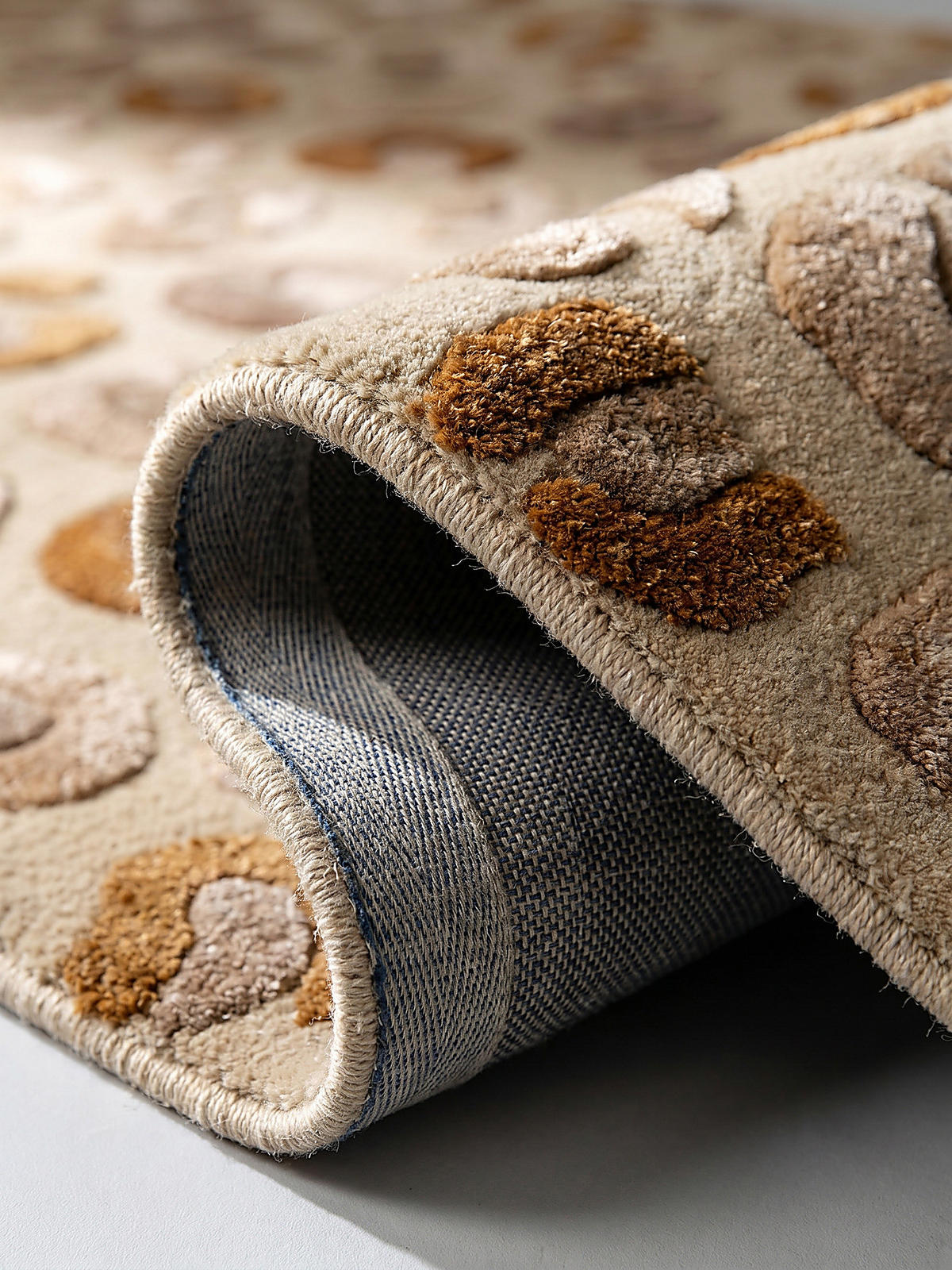 KURZFLORTEPPICH SABLE, mit Tier-Motiv, Natur, 200 x 300 cm - Beige, Textil (200/300cm) - KADIMA DESIGN