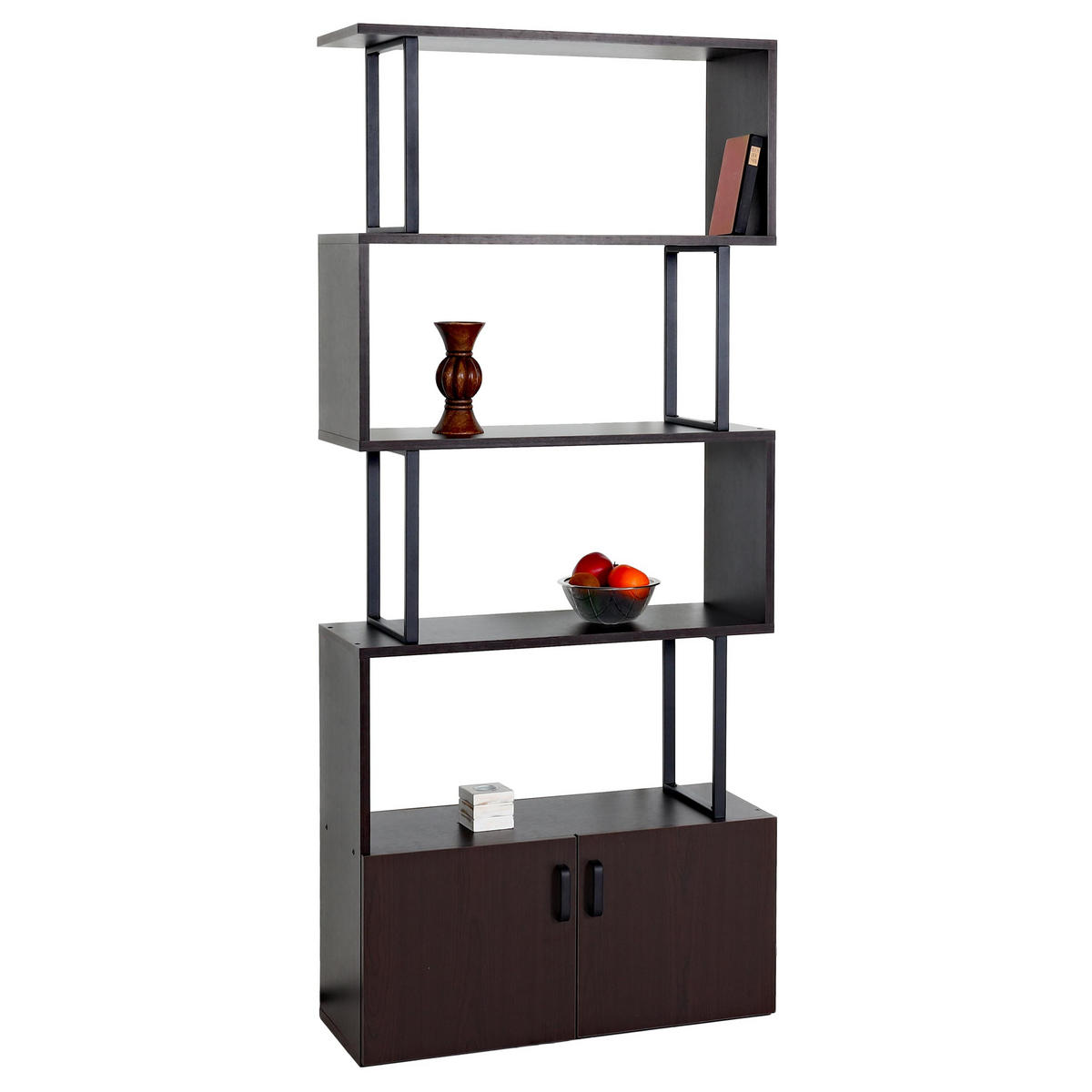 BÜCHERREGAL Dunkelbraun - Dunkelbraun, Holzwerkstoff (80/183/31cm) - MCW