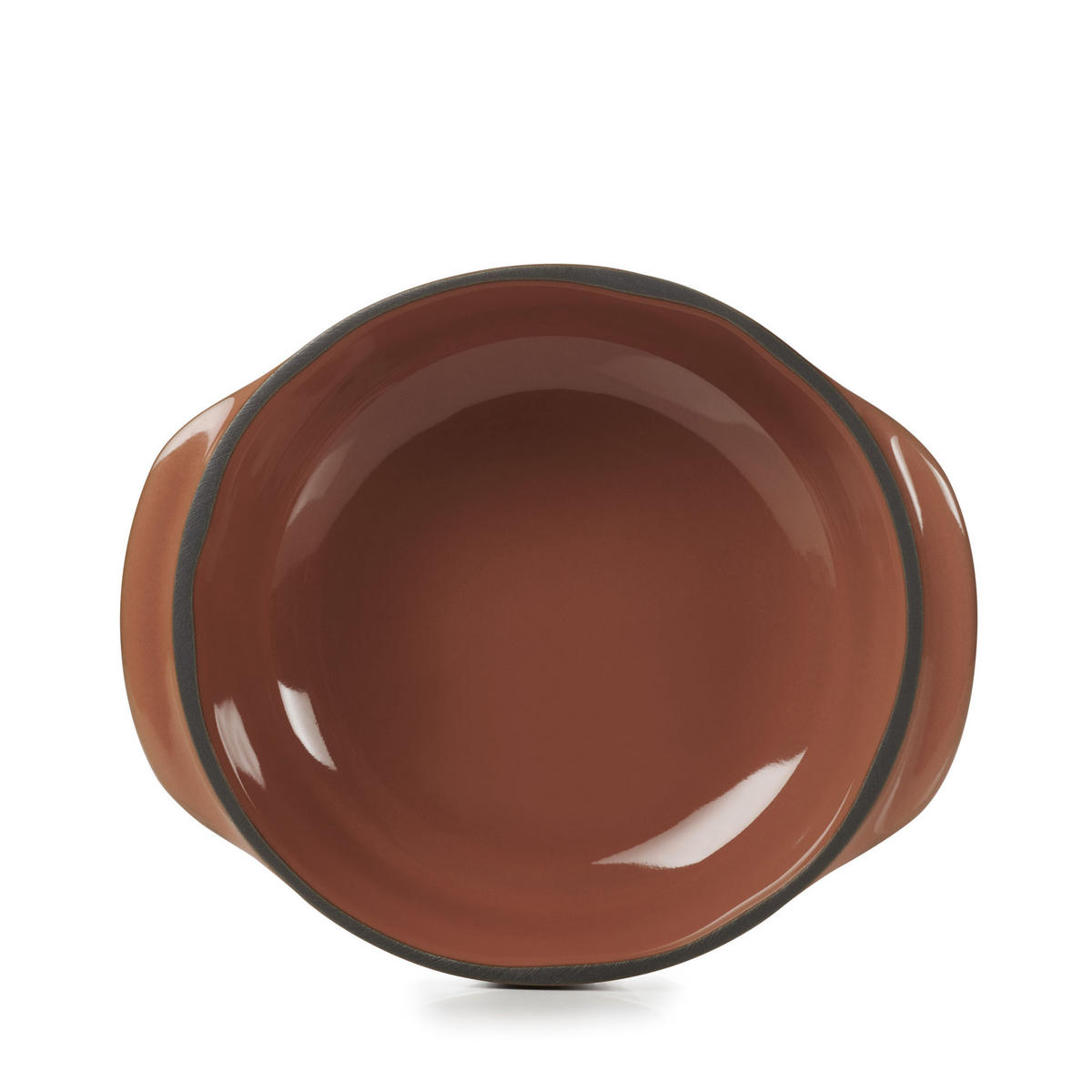 KASSEROLLE OHNE DECKEL 25 cl Zimt CARACTERE - Braun, Keramik (14/12/5cm) - Revol Porcelaine France