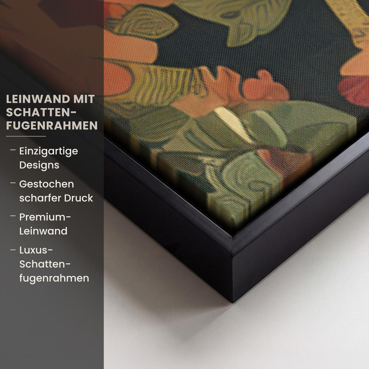 LEINWAND Bilder mit Rahmen - Frau - Blumen - Schmetterlinge - Natur - Vintage - 100x150 - Salbeigrün, Textil (100/150cm) - MuchoWow