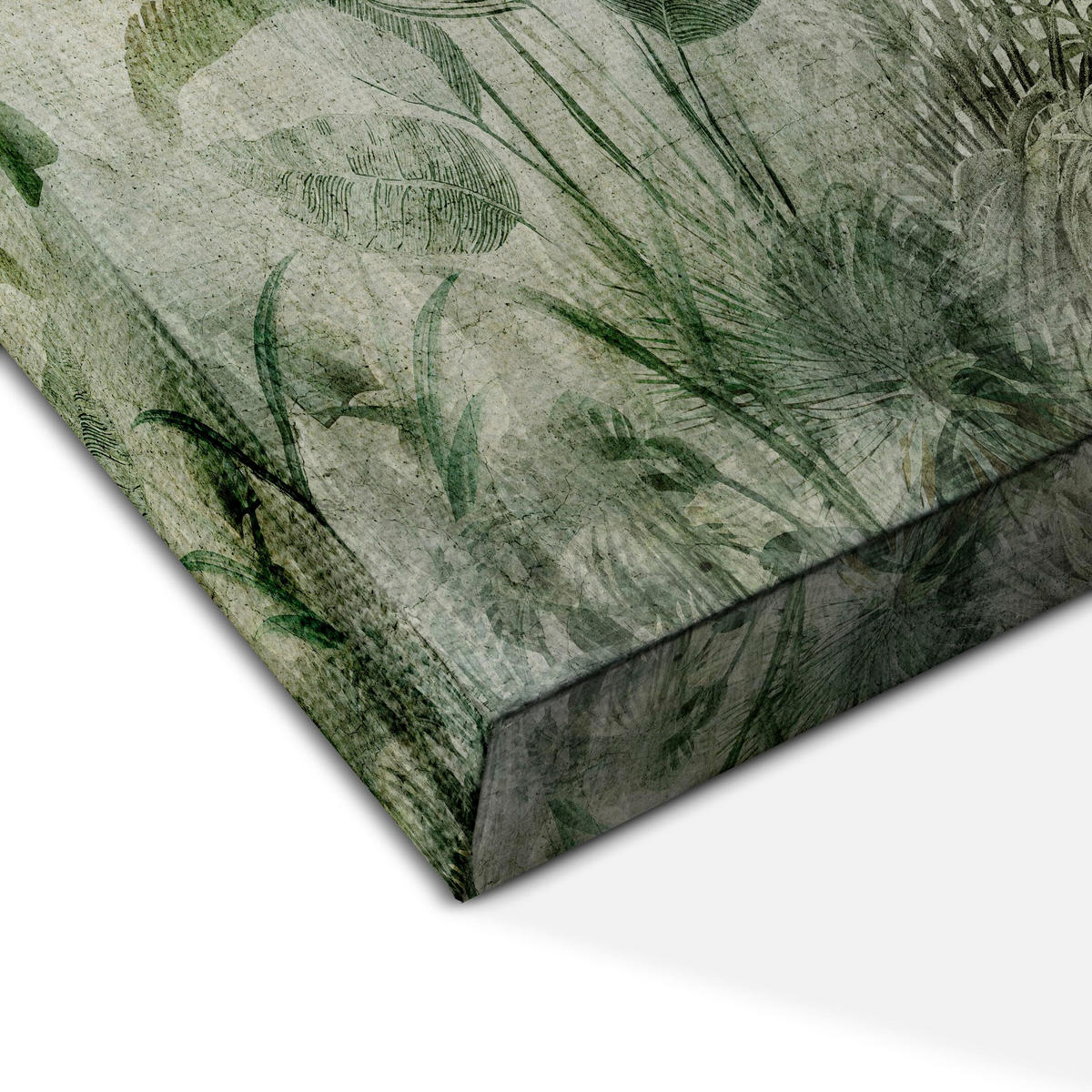 LEINWANDBILD Blätter 120x80 cm - Multicolor, Holz (120/80cm) - LUMASOUL