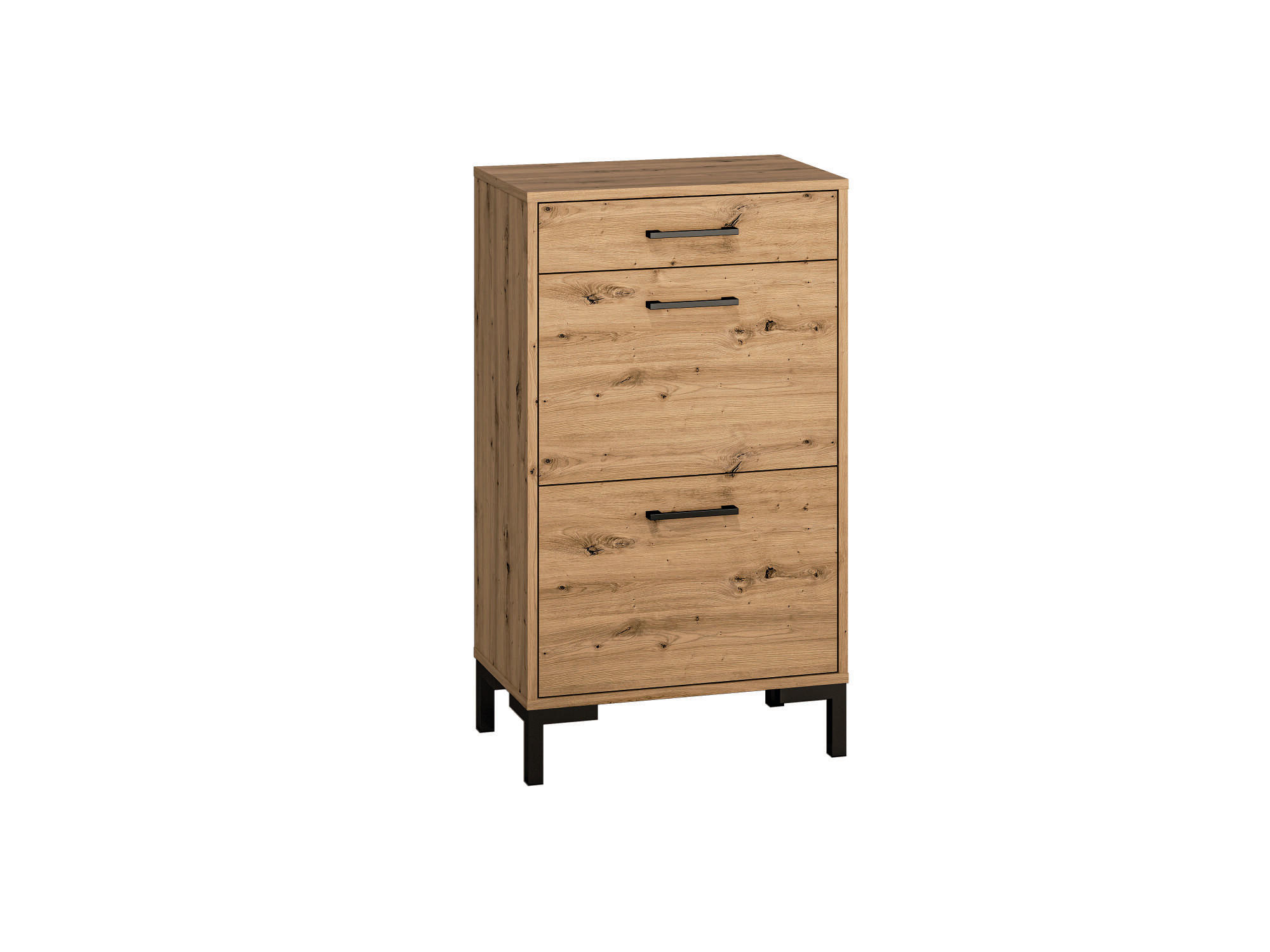 SCHUHSCHRANK NEVIO Beige 55x34x94 cm - Beige, Holzwerkstoff (55/94/34cm) - FURNLUX