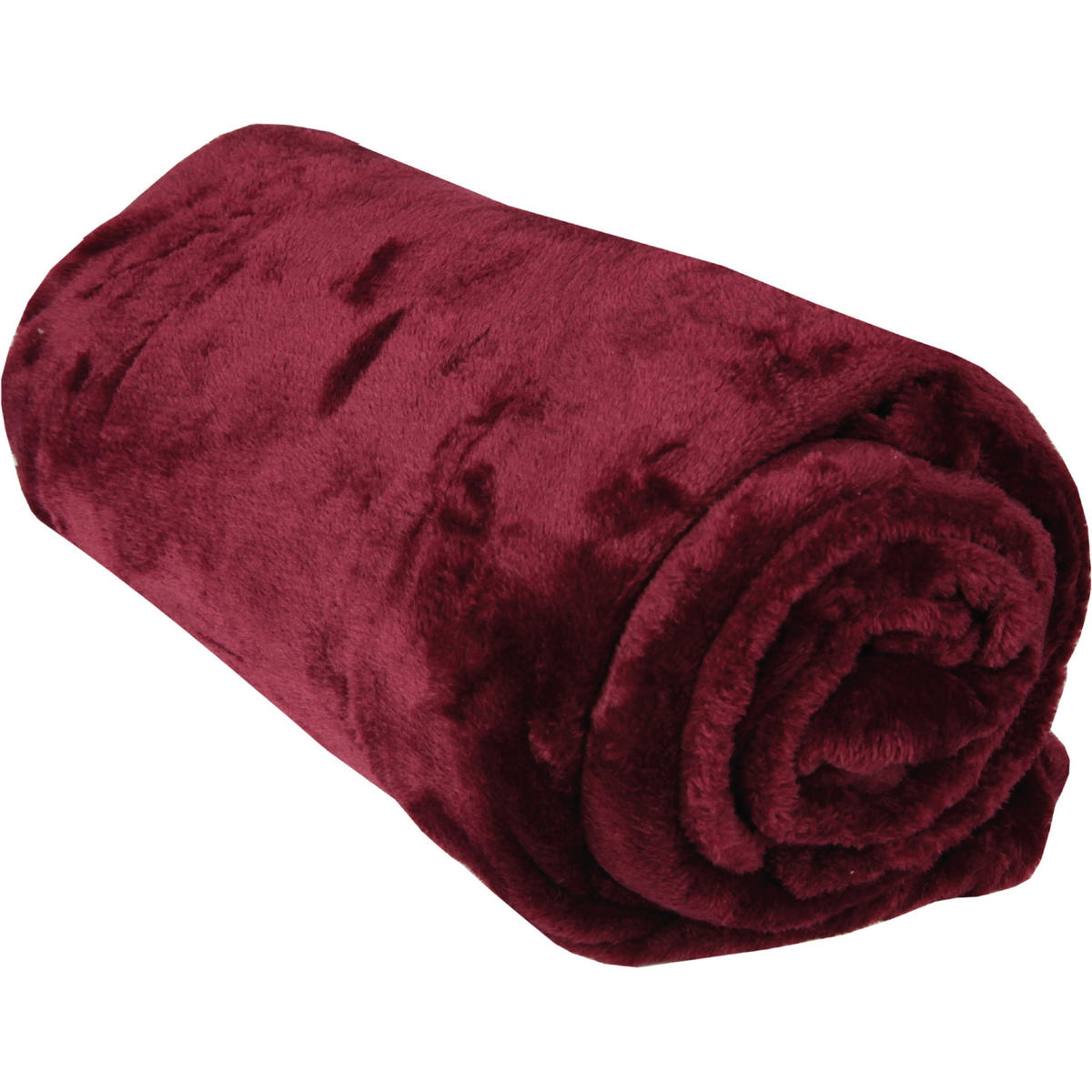KUSCHELDECKE "Celina" Aubergine 60x80 cm - Aubergine, Textil (60/80cm)