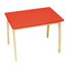 KINDERTISCH - Rot/Naturfarben, Holzwerkstoff (76/56/52cm) - Roba