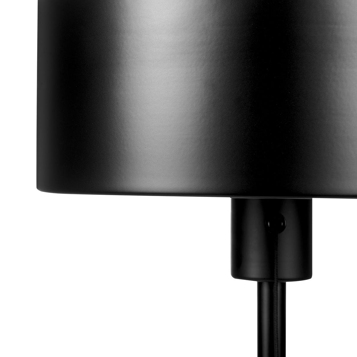 TISCHLAMPE Aripo 25/25/47 cm - Schwarz, Metall (25/6/47cm) - Beliani
