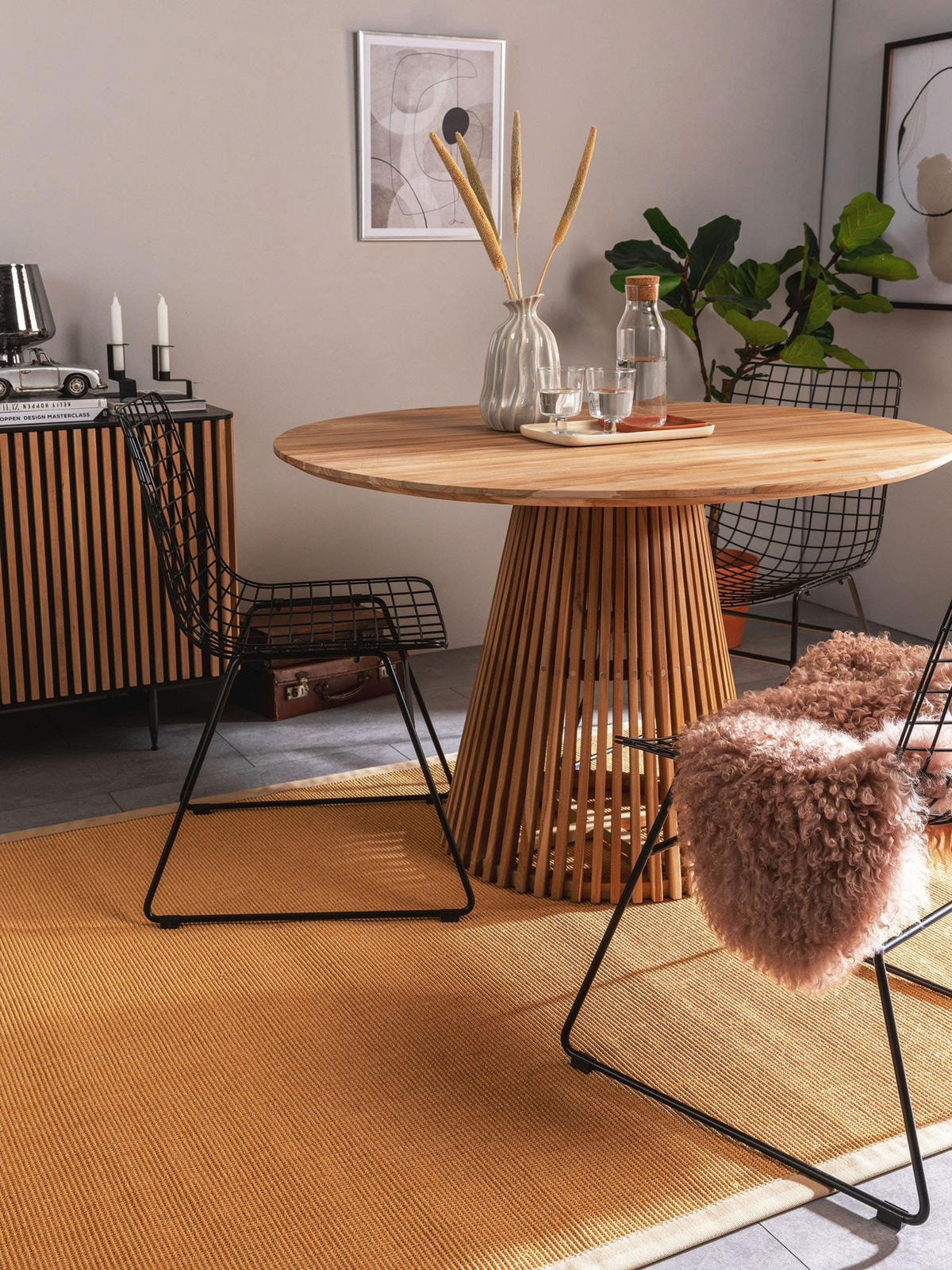 SISALTEPPICH Sana Beige 200x300 cm - Beige, Naturmaterialen/Kunststoff (200/1cm) - KUNSTLOFT
