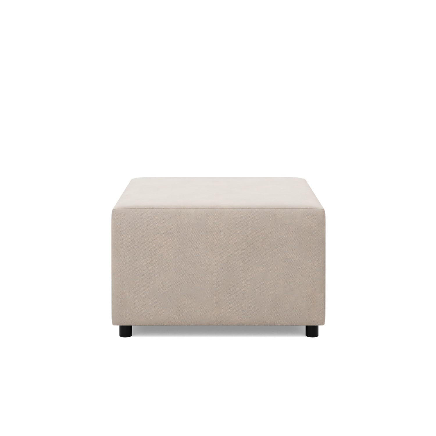 SITZPOUF 70 X 70 NEO, Beige - Beige, Textil (71/40/71cm)