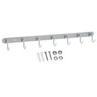 GARDEROBENLEISTE 54/5.5/5.5 cm - Silberfarben, Metall (5.5/5.5/54cm) - Intirilife