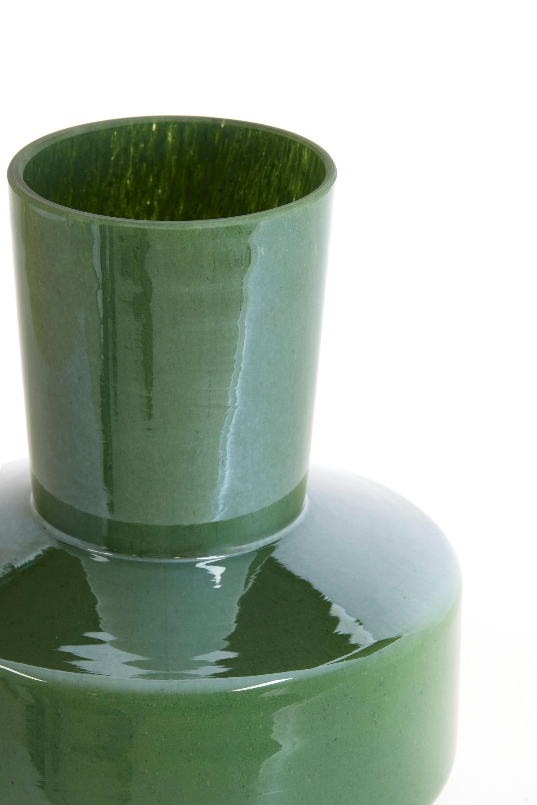 VASE Trasmo Grün Ø23,5/42 cm - Grün, Glas (23.5/42cm) - Light & Living