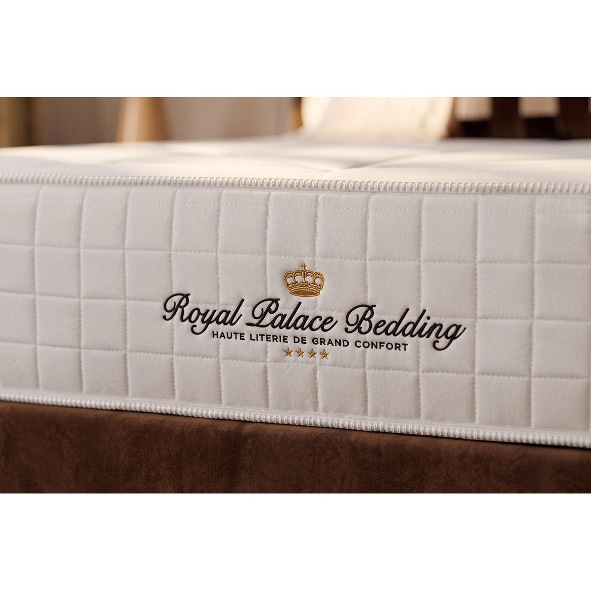 MATRATZE Windsor Taschenfederkern und Memory-Schaum 100 x 200 cm h1 - Weiß, Textil (100/200cm) - ROYAL PALACE BEDDING
