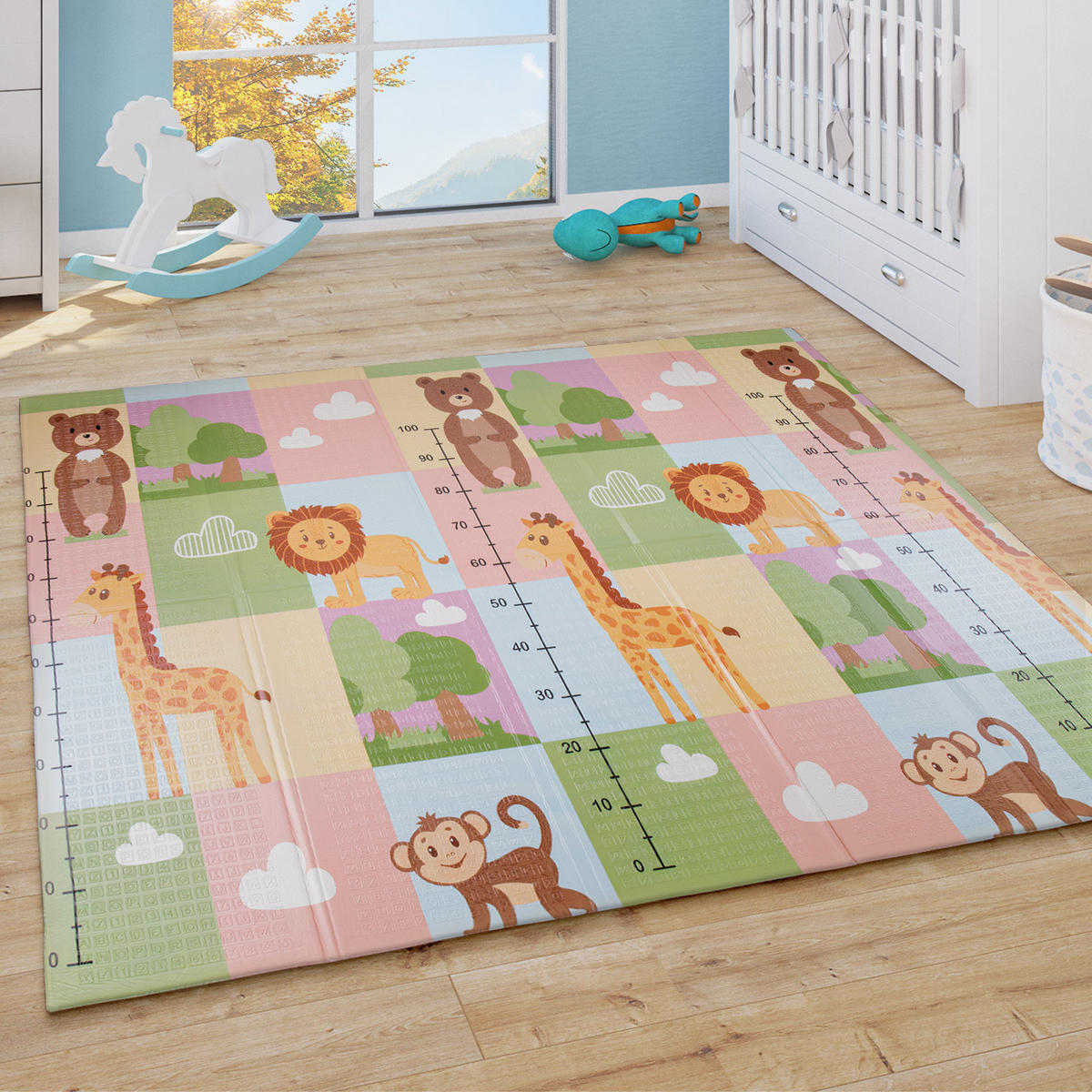 KINDERTEPPICH 180/200 cm Folding Mat 683 - Multicolor, Textil (180/200cm) - Paco Home