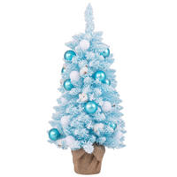 WEIHNACHTSBAUM Mini Blau - Blau, Kunststoff (90cm) - COSTWAY