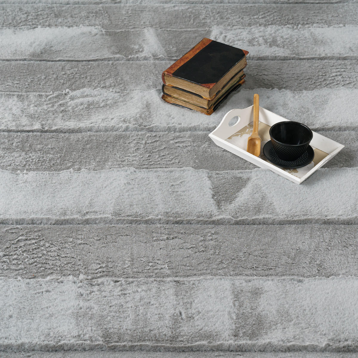 HOCHFLORTEPPICH 120/160 cm Arnheim 744 - Grau, Textil (120/160cm) - Paco Home