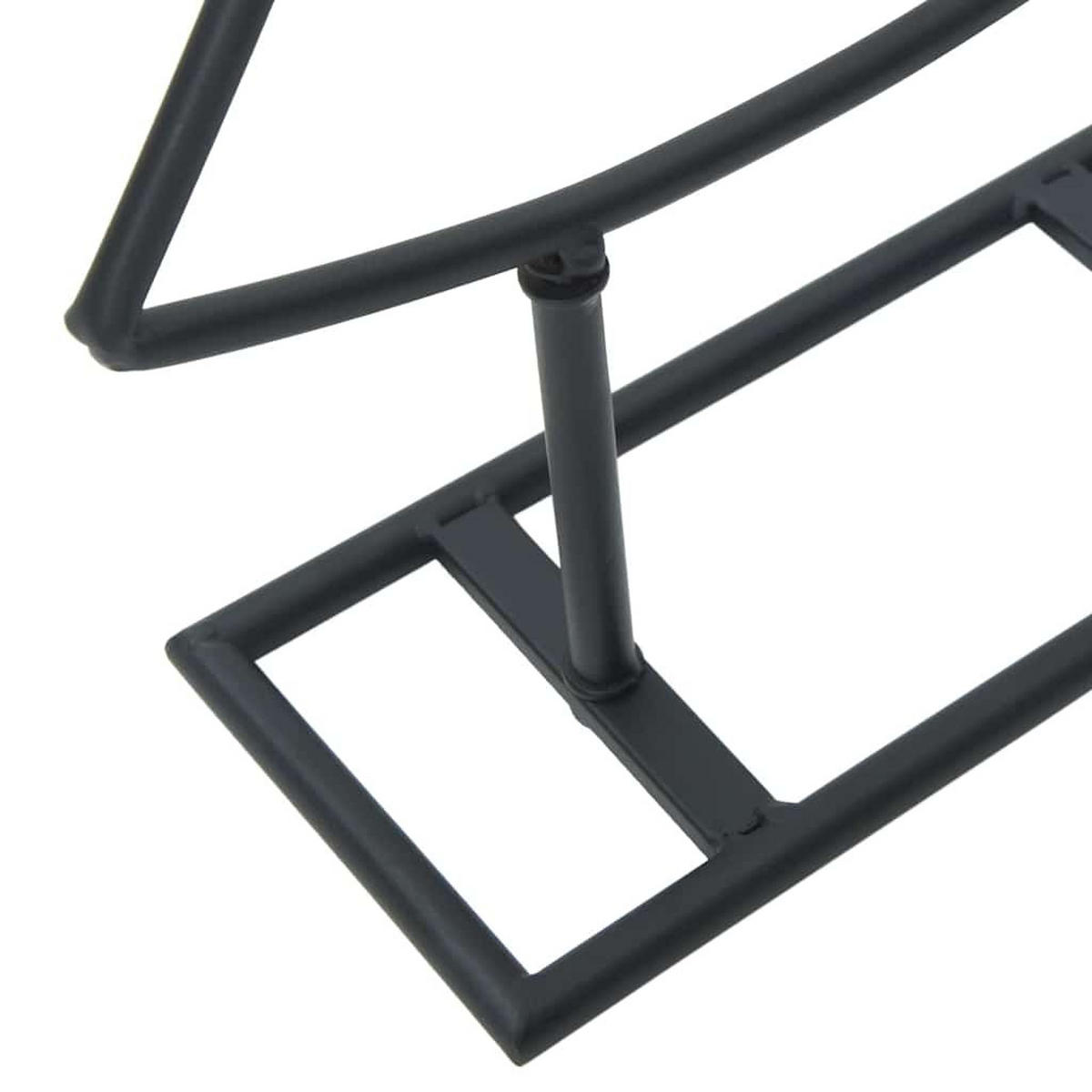 WEIHNACHTSBAUM Metall 65.5/24/150 Cm Schwarz Stahl - Schwarz, Metall (150cm) - vidaXL