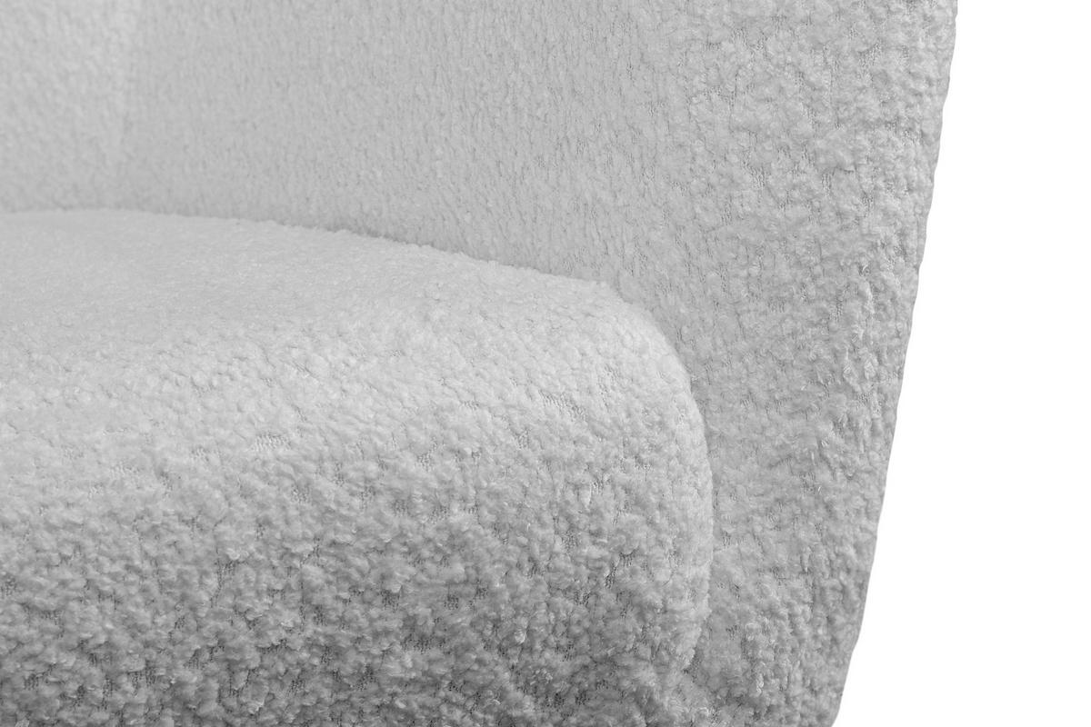 SCHAUKELSESSEL ADDUCTI breiter Sitz für mehr Komfort, Hellgrau - Eichefarben/Hellgrau, Holz/Textil (75/94/112cm) - KONSIMO®