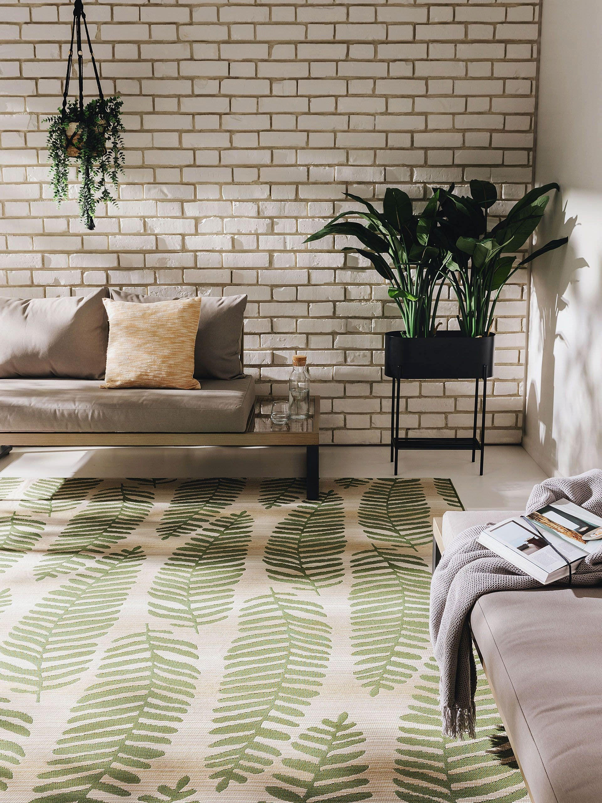 OUTDOORTEPPICH Artis Grün 80x165 cm - Grün, Textil (80/165cm) - benuta Nest