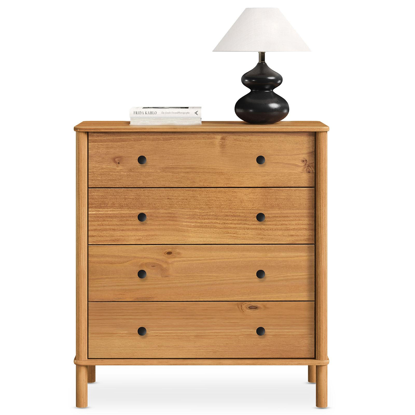 KOMMODE APOANA - Eichefarben, Holz (90/99/40cm) - IDIMEX