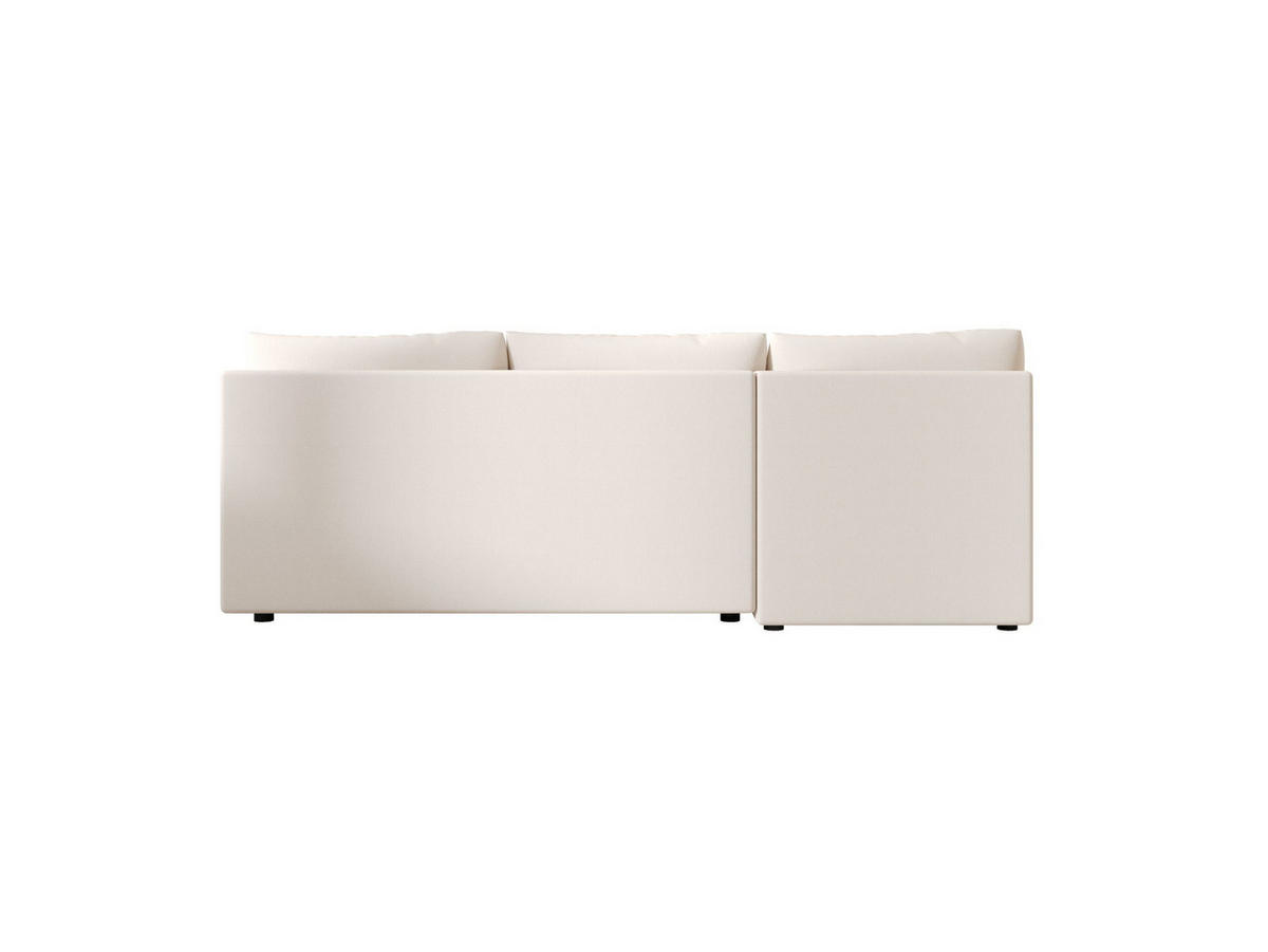 ECKSOFA MOS L Cosmic 10 Rechts mit Schlaffunktion - Beige, Textil (200/143cm) - Bedante